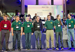Gänget bakom Kattis. Fotograf: David Hill. Gänget bakom Kattis. Fotograf: David Hill.