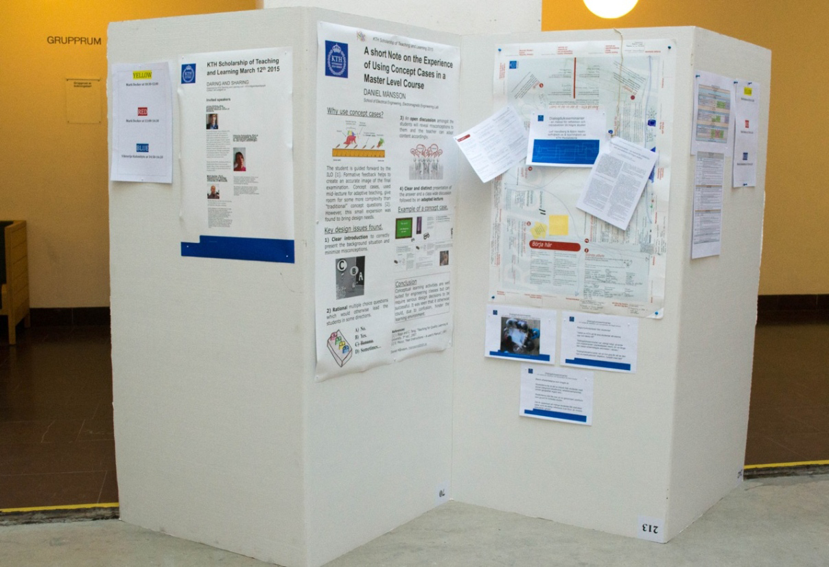 Posters shown at KTH SoTL 2015