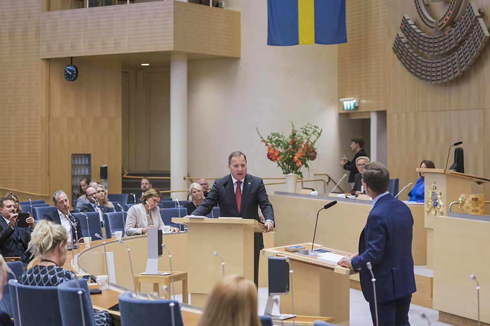 Plenisalen i riksdagshuset