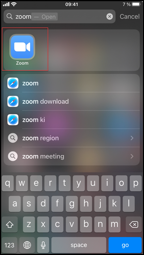 Zoom app deals for iphone