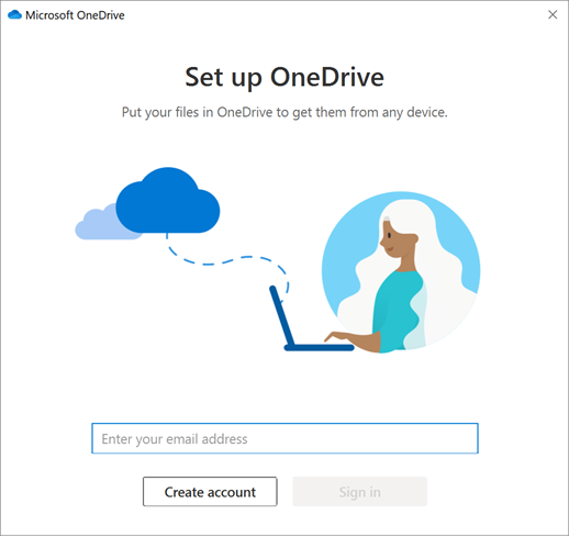 OneDrive Sign in