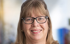 Portrait image of Susanne Jarl, RSO administrator and manager of CASE administrative system