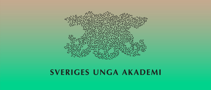 Bilden visa logotypen för Sveriges unga akademi