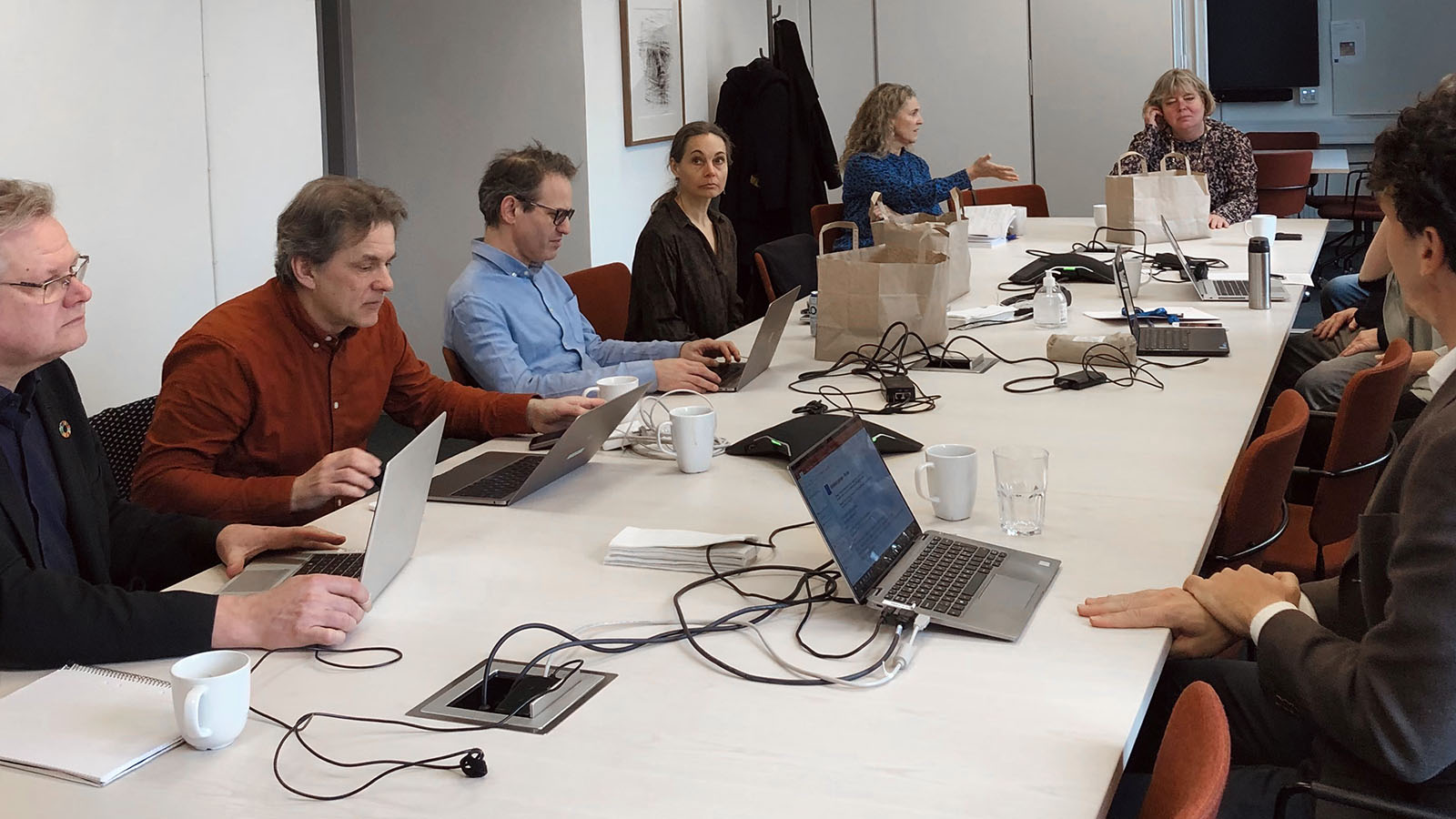 Workshop participants from KTH Climate Action Centre and Digital Futures.