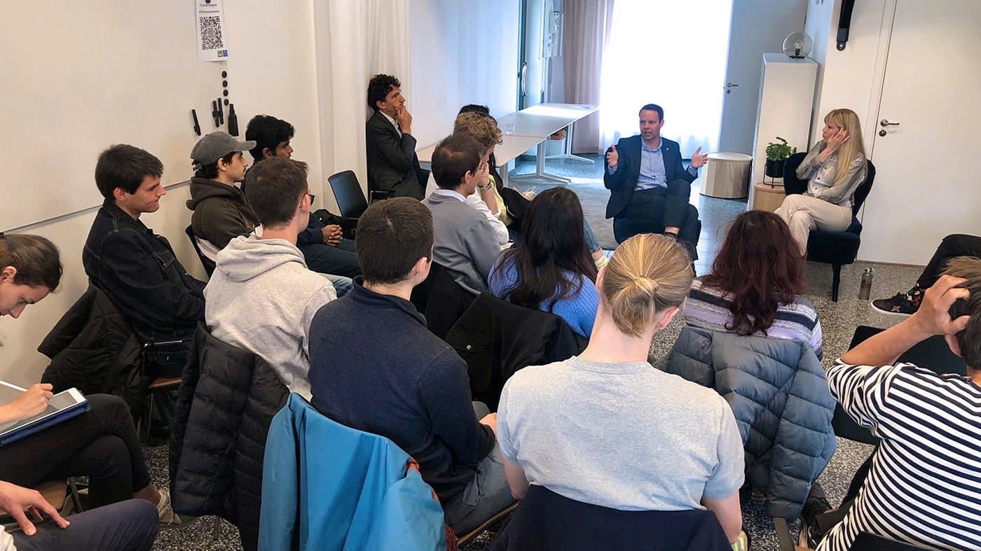 Rickard Nordin visits Climate Action House