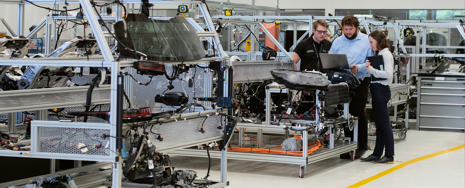 Three engineers in production environment