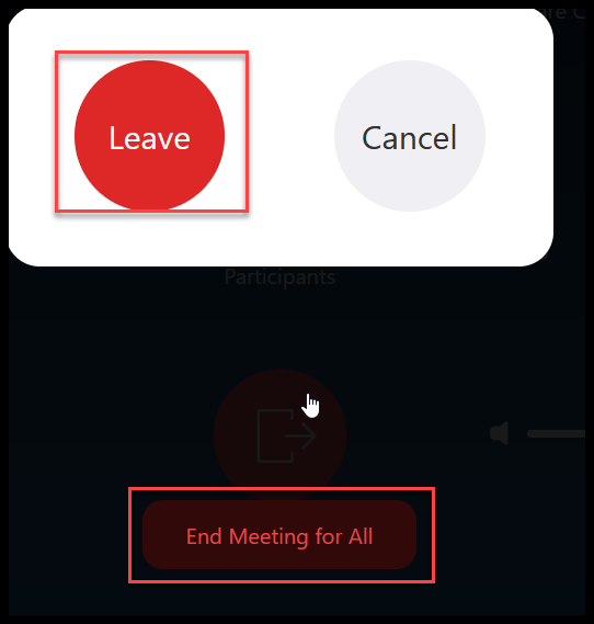 two ways to end the meeting