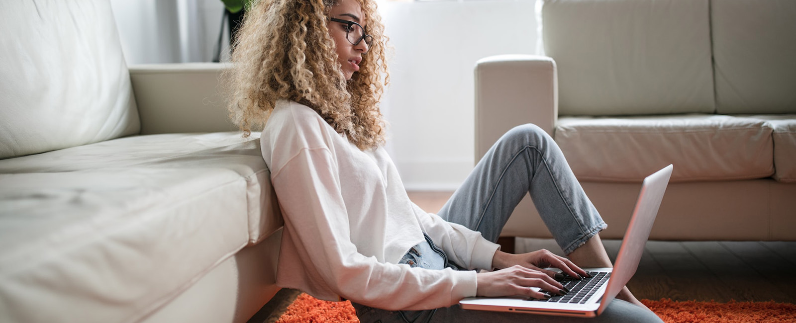 Person with laptop