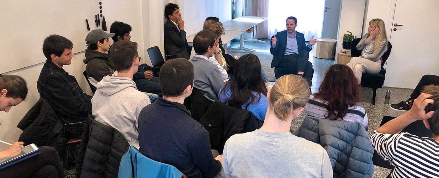 Rickard Nordin visits Climate Politics in Action
