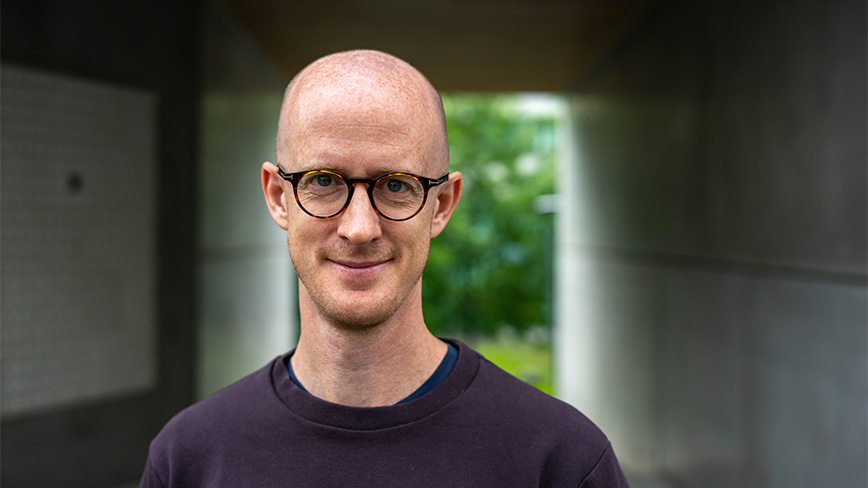 Man with glasses. 