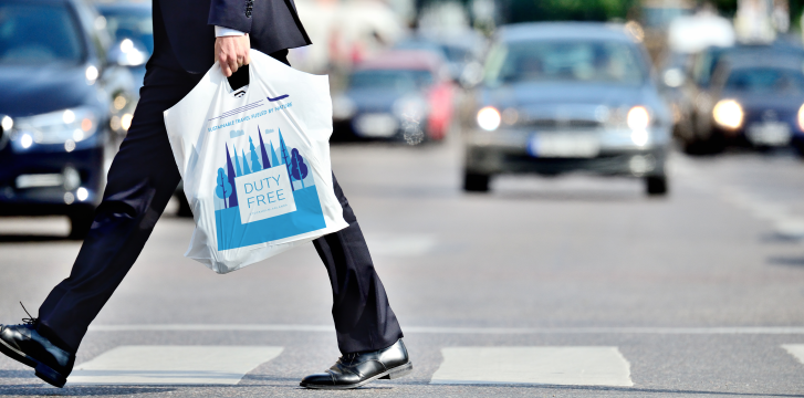 Duty Free Man suit bag