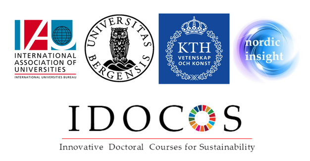 Logos of KTH, International association of universities,Universitas Bergen's, Nordic insight