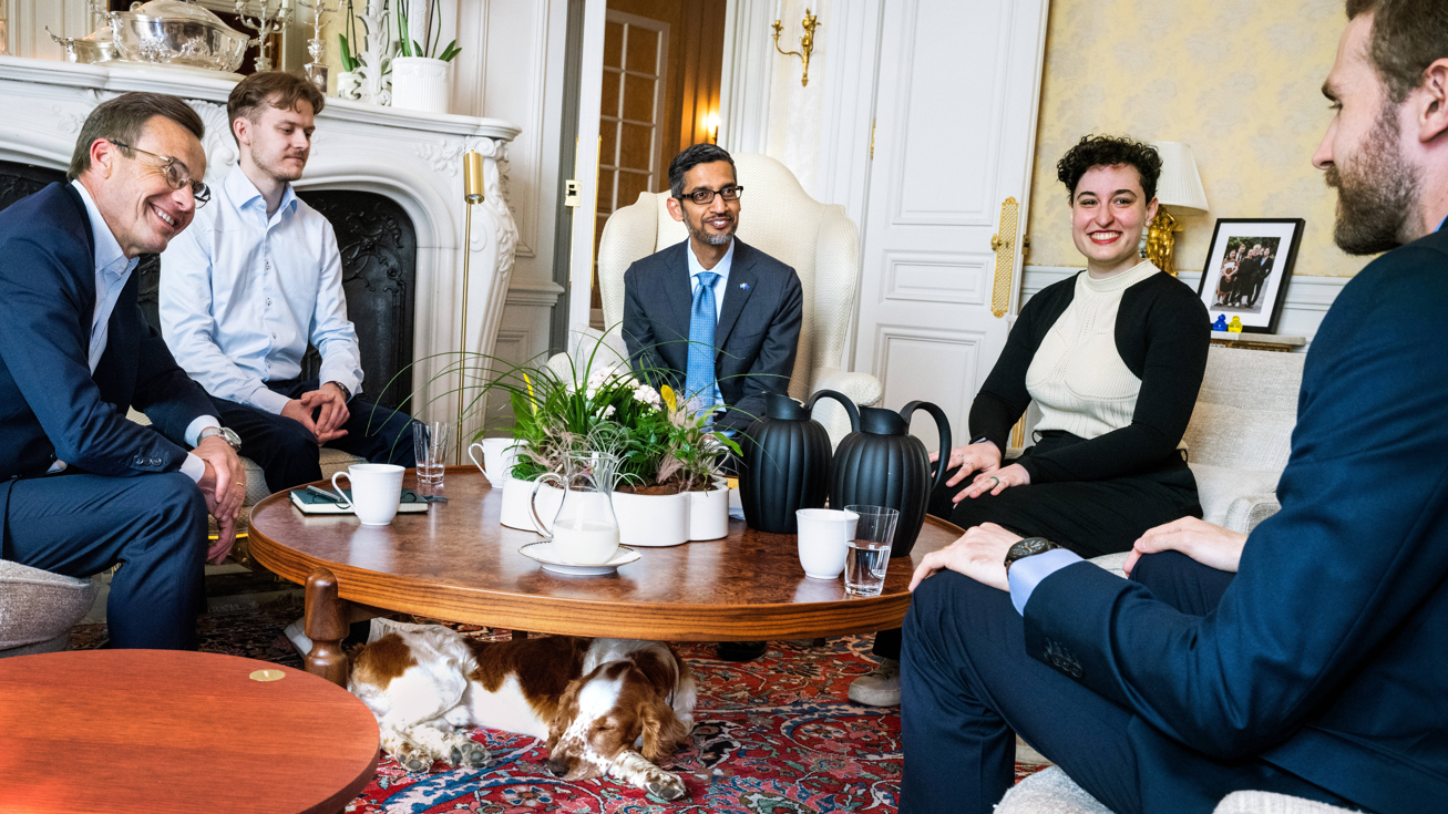 KTH-forskare träffar Googles VD och Sveriges statsminister