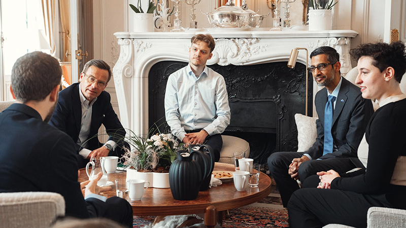 KTH-forskare träffar Googles VD och Sveriges statsminister
