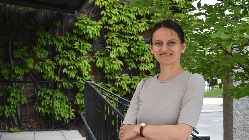 Sylvie Koziel, doktorand vid Avdelningen för elektromagnetism och fusionsfysik (EME)