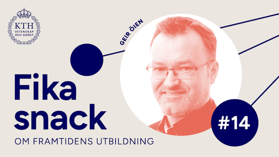 Foto Geir Øien – man kort ljust hår , glasögon och skägg.