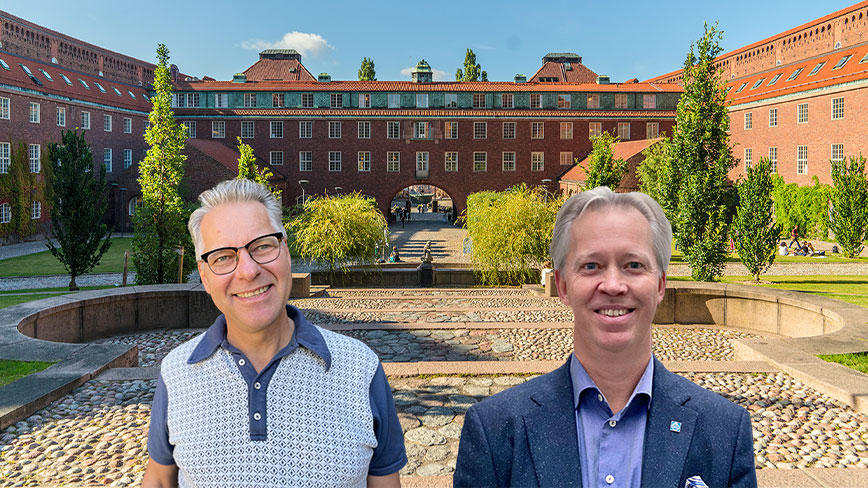 Henrik Artman and Markus Hidell are EECS's new acting Deputy Heads of School