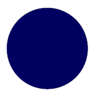 A circle in KTH color navy blue.