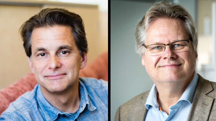 Mattias Höjer och Göran Finnveden. 