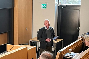President of KTH, Anders Söderholm helds a speech at the QTH kick-off