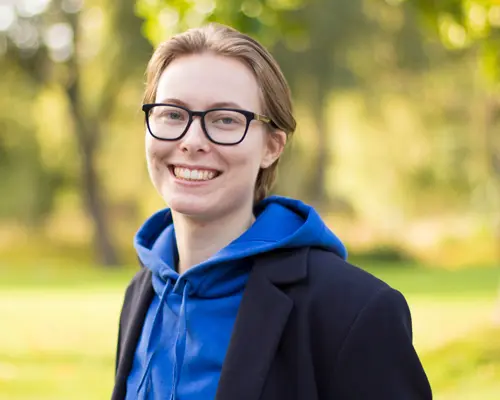 KTH-student Rebecca.