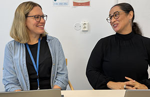 Portrait of Marina Wellén and Sandra Meneses