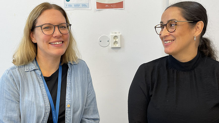 Portrait of Marina Wellén and Sandra Meneses