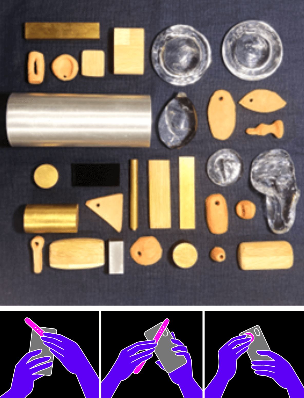 Form studies conducted by Andreas Lindegren (PhD student, as part of the Precious Keys project (KTH 