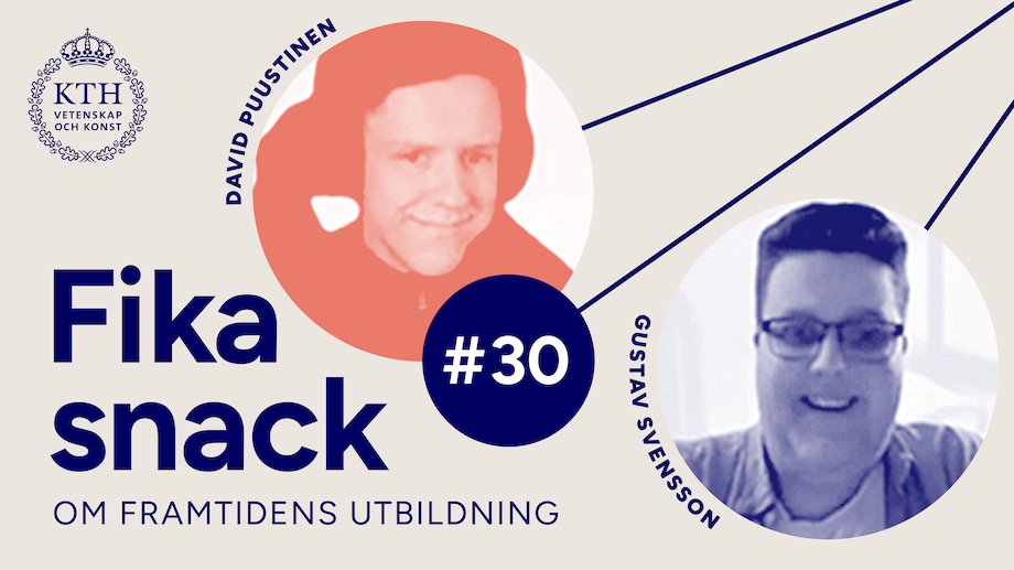 Studenter går tillsammans på borggården på KTH Campus