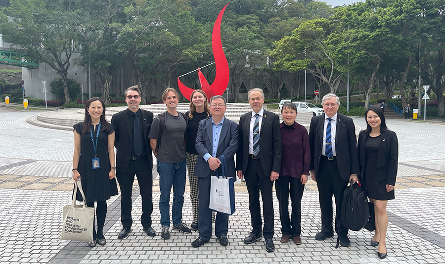 A KTH delegation visits HKUST, April 2023