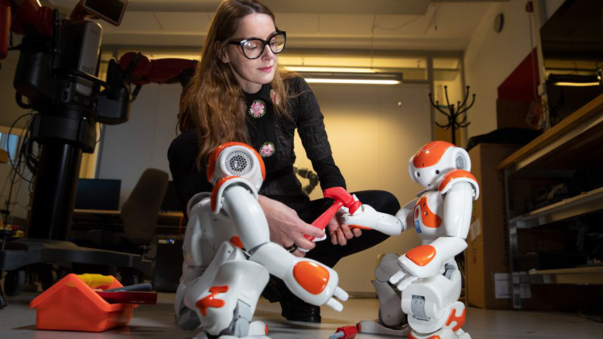 Gymnasiearbete om robotar kth