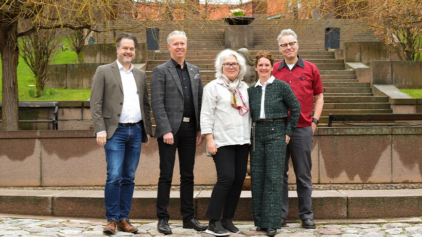 EECS ledning Joakim Lilliesköld, Markus Hidell, Ann Lantz, Lina Bertling Tjernberg och Henrik Artman