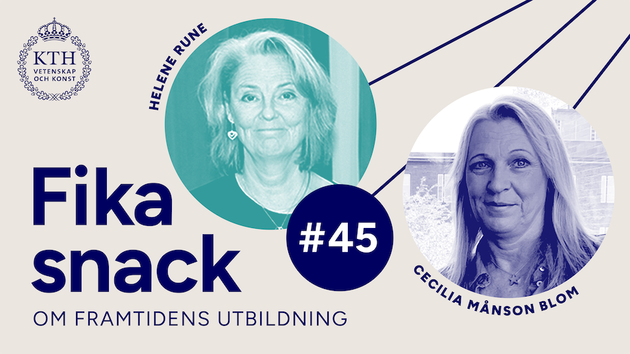 Helene och Cecilia på bild