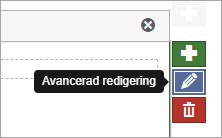 Vid frågan finns en knapp som heter "Avancerad redigering"