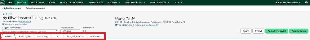 Steg 3, visar granska all information.