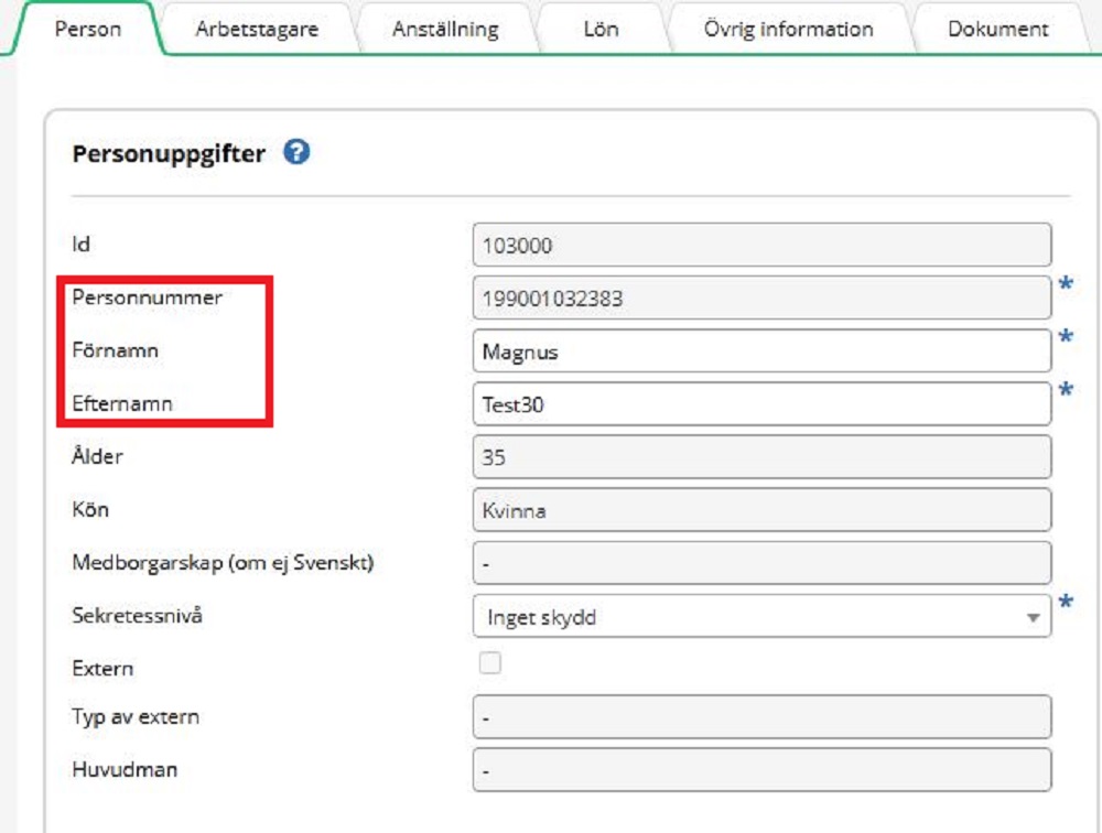 Steg 4, visar granska anställningsavtal.
