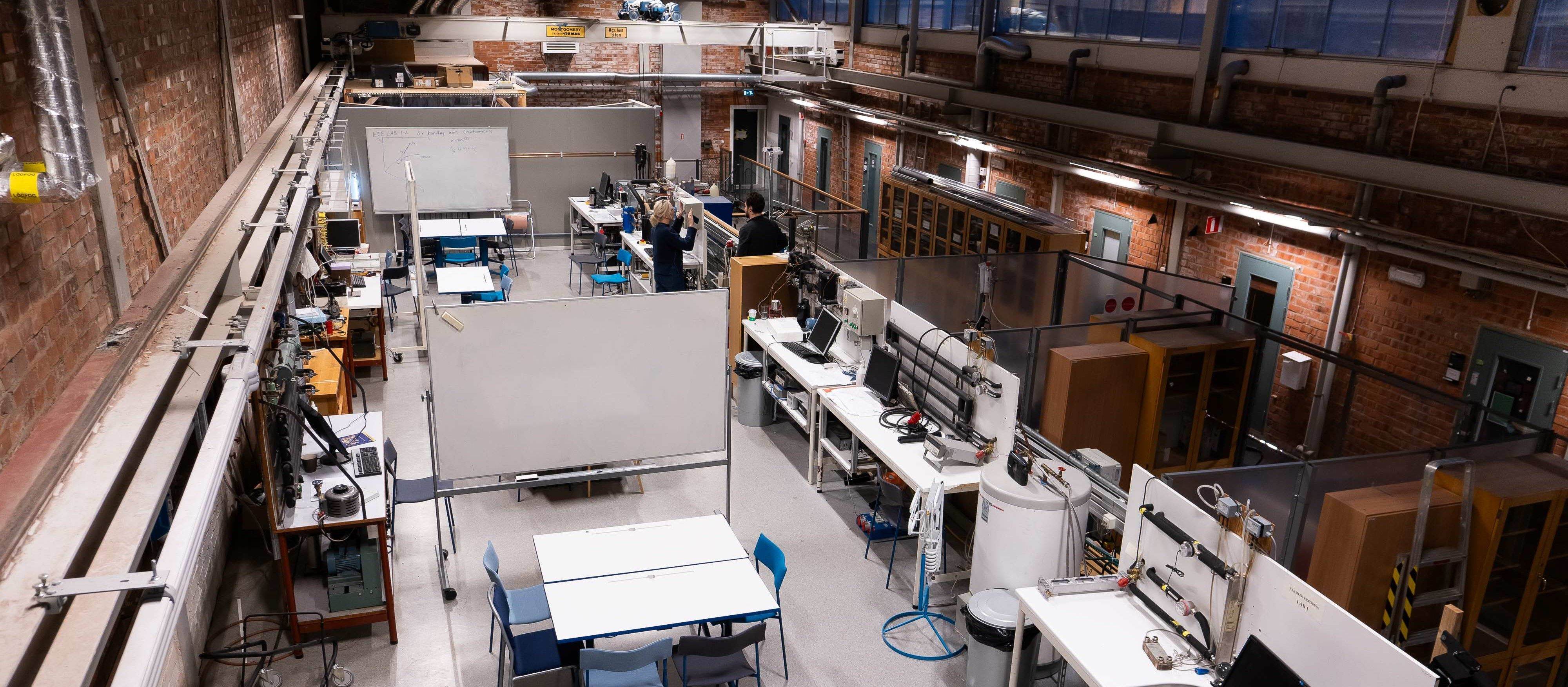 Lab view from above