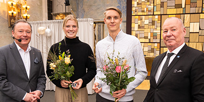 Mikael Lindström, Jonatan Hellvig, Vilma Bobeck och Anders Söderholm