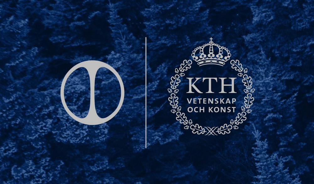 Blue background with KTH AI Society & KTH logos