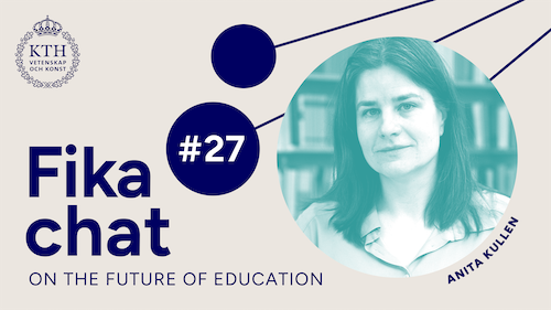 Graphics: Fika chat on the Future of Education #27. Picture of 27.