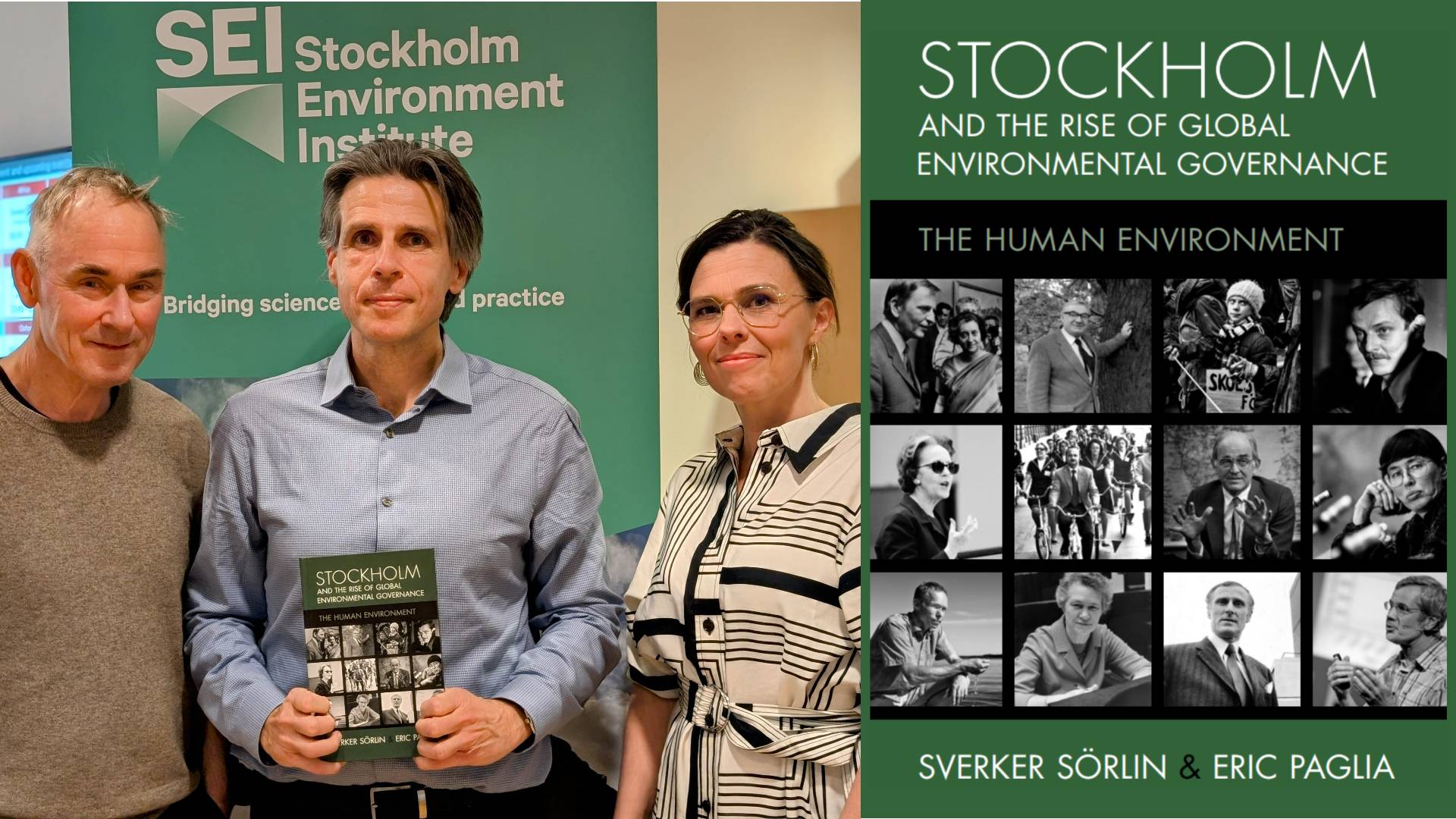 eric and sverker and åsa at the launch