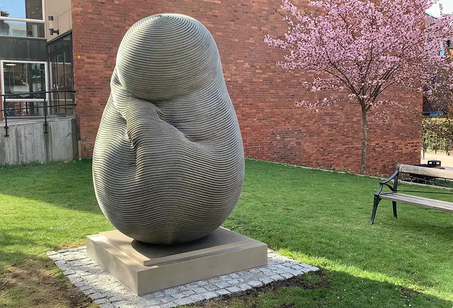 The sculpture Unlimited Wisdom. 