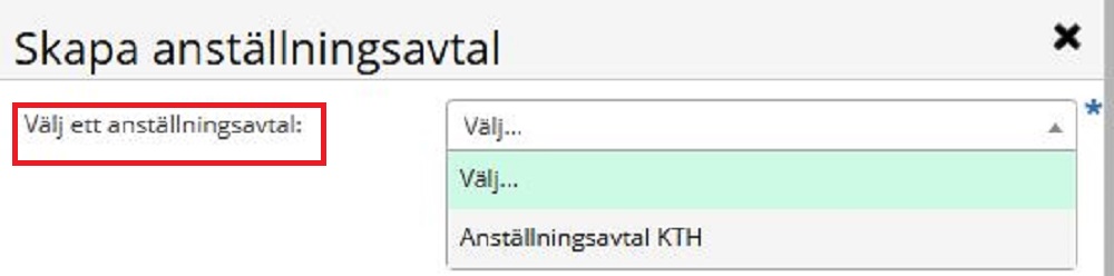 Skapa anställningsavtal