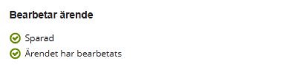 Pop-up ruta med informationstext