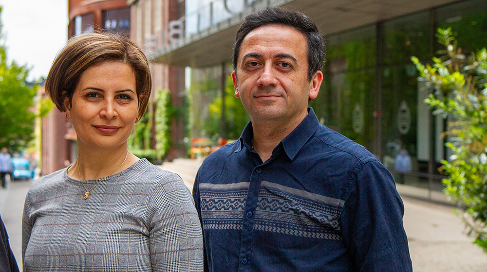 Zahra Kalatari and Amir Rezvani