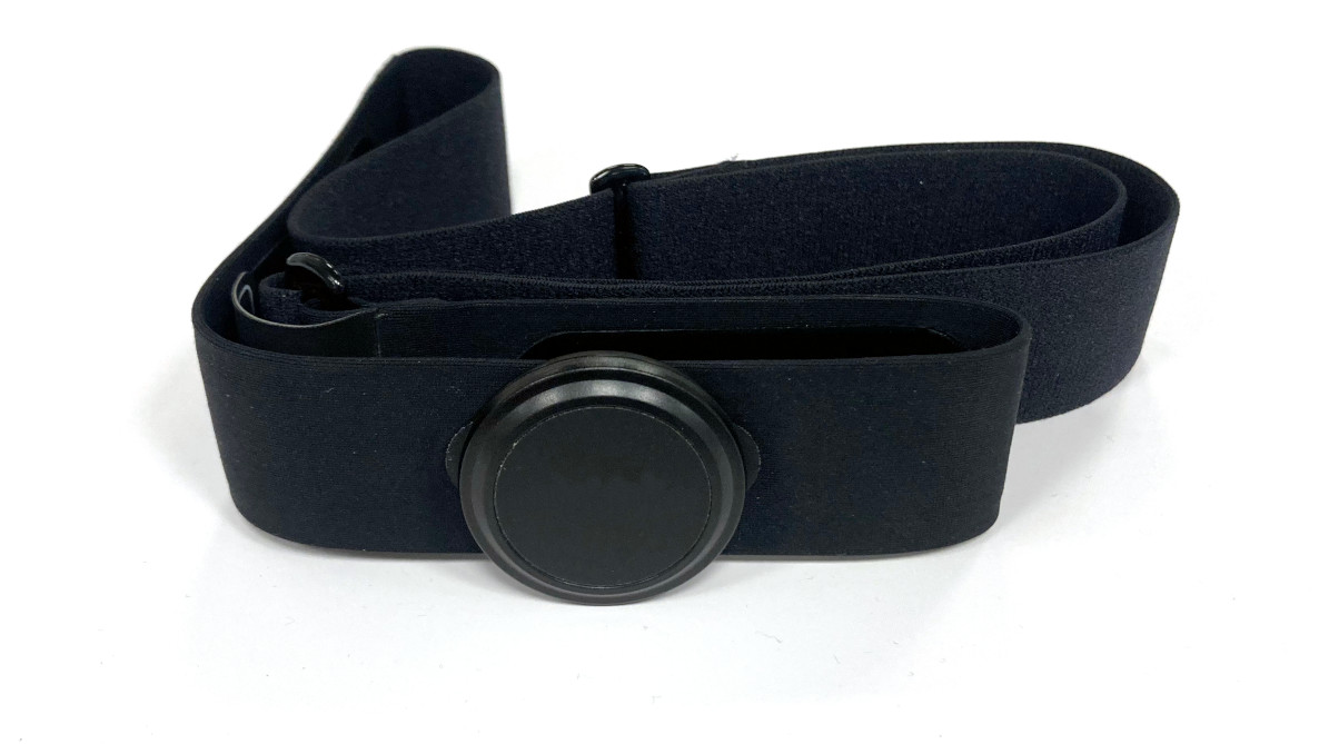 Chest strap heart rate monitor