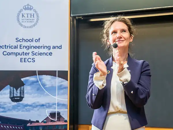Initiativtagare till EECS Research & Impact Day är vice skolchef Lina Bertling Tjernberg 