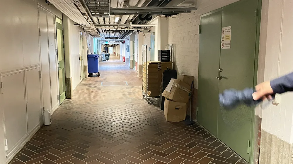 Long corridor