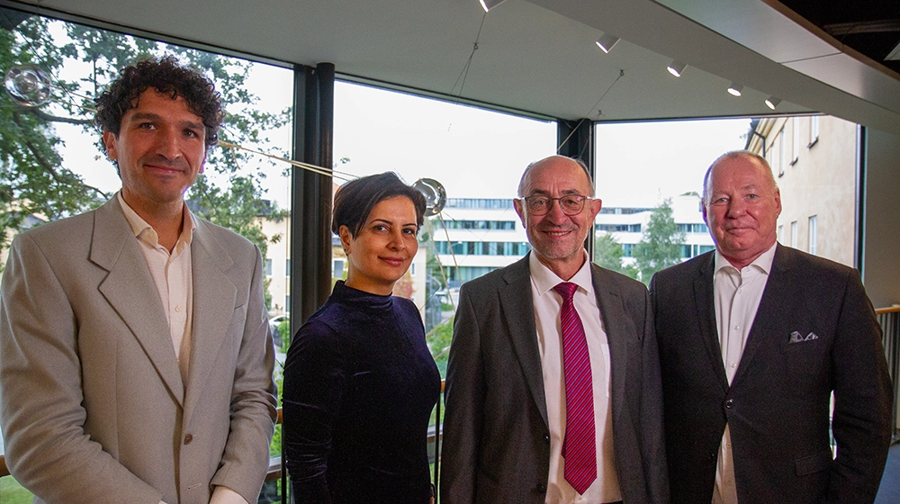 KTH Climate Action Centre's Director Francesco Fuso-Nerini, WaterCentre@KTH's Director Zahra Kalanta