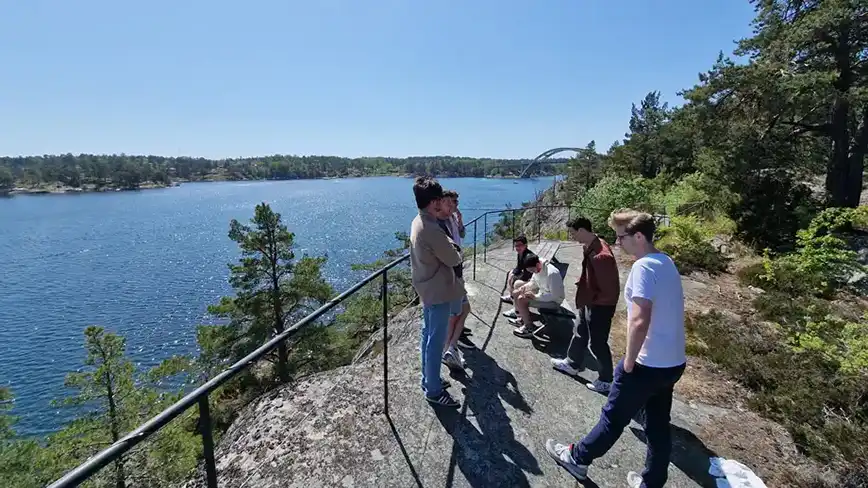 The surroundings.